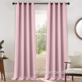 Cortinas blackout rosa 108 &quot;de comprimento